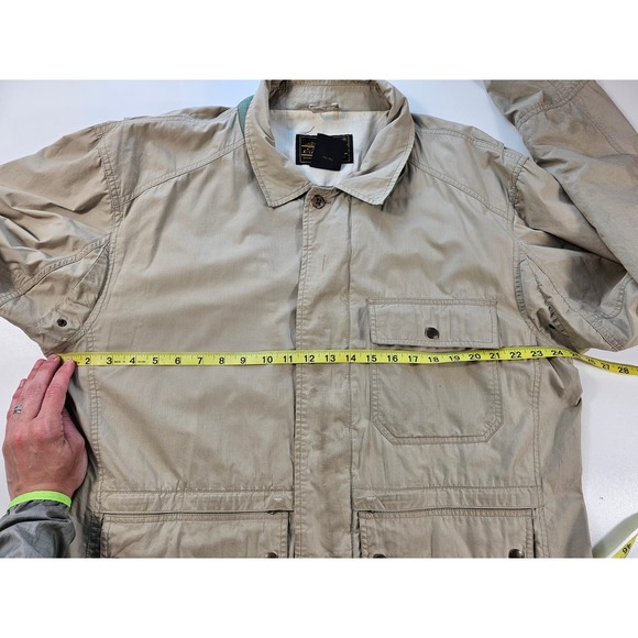 Vintage eddie bauer size large men's cargo pocket jacket windbreaker outdoor - - Picture 10 of 10